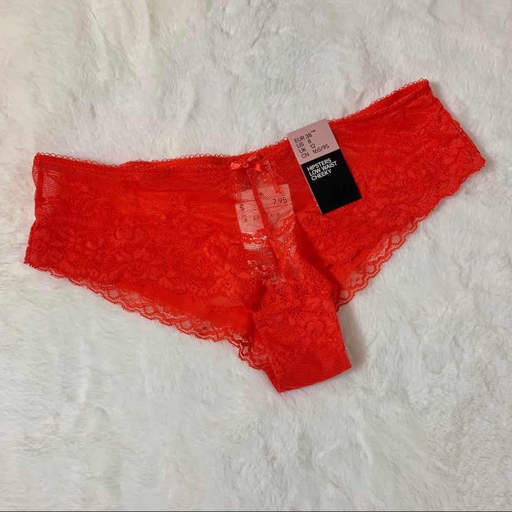Hipster cheeky style lace panty